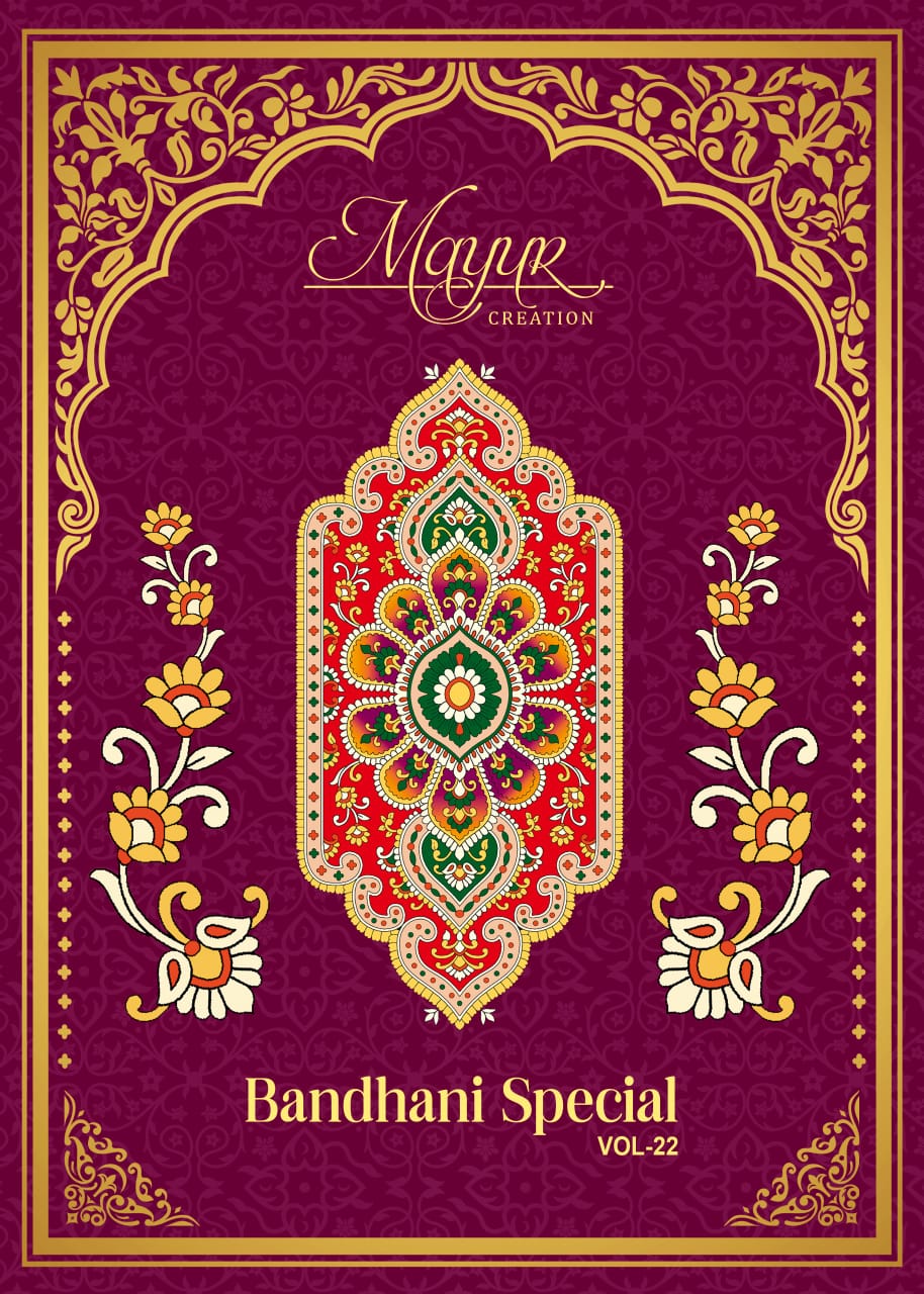 Bandhani Special Vol 22 Mayur Creation Cotton Dress Material Wholesale Price