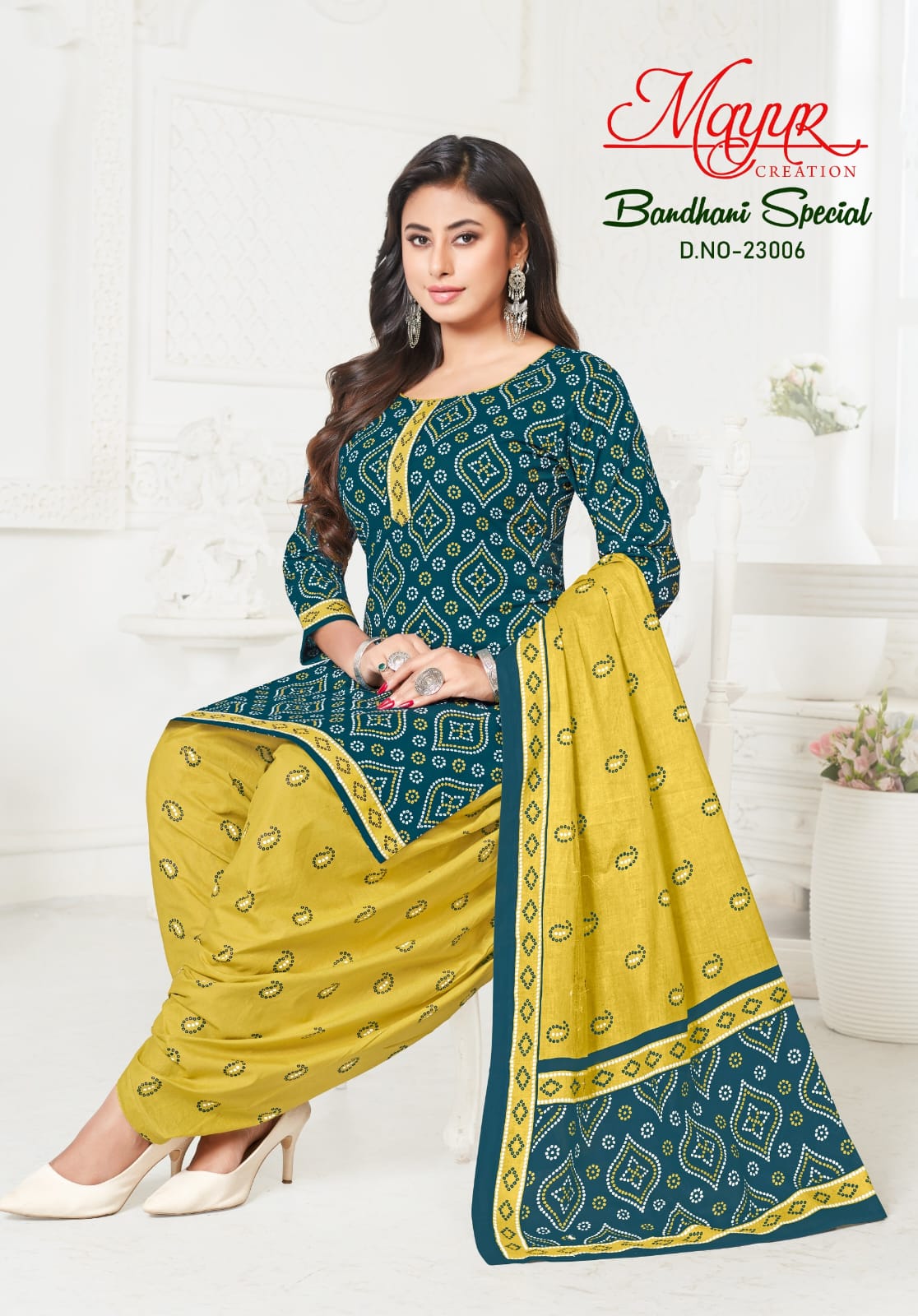 Bandhani Special Vol 23 Mayur Creation Cotton Dress Material Wholesale Price