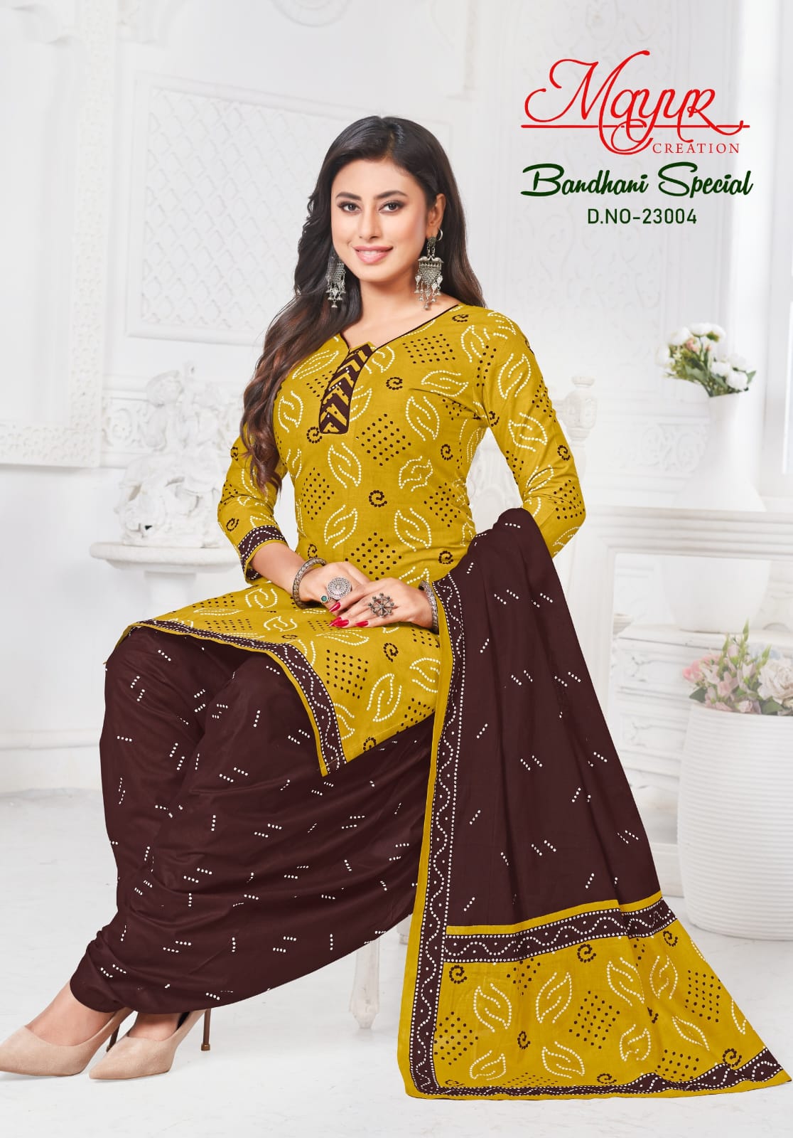 Bandhani Special Vol 23 Mayur Creation Cotton Dress Material Wholesale Price