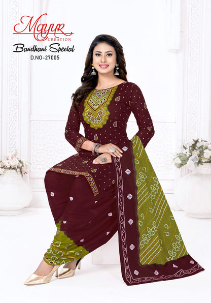 Bandhani Special Vol 27 Mayur Creation Cotton Dress Material Manufacturer