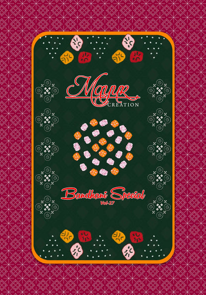 Bandhani Special Vol 27 Mayur Creation Cotton Dress Material Manufacturer
