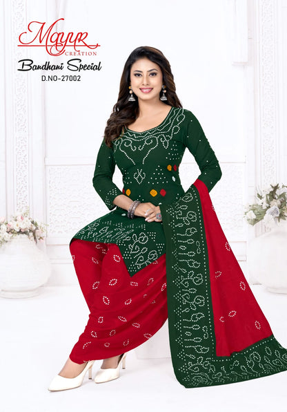Bandhani Special Vol 27 Mayur Creation Cotton Dress Material Manufacturer