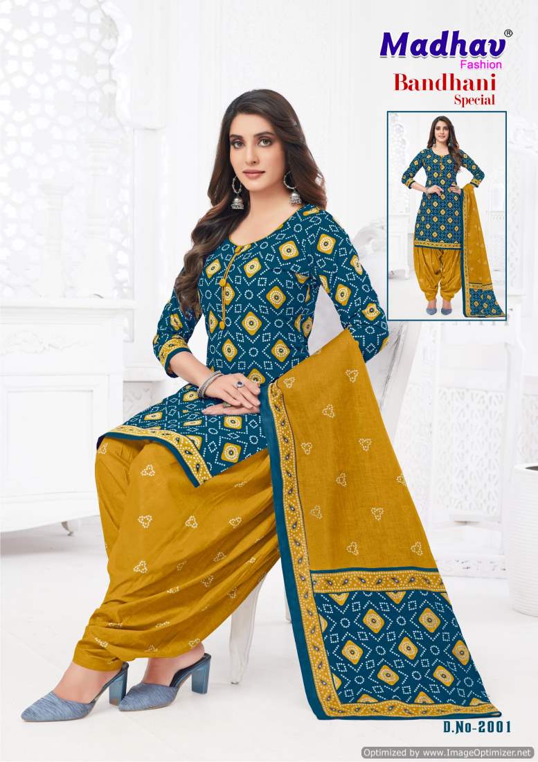 Bandhani Special Vol 2 Madhav Fashion Cotton Dress Material
