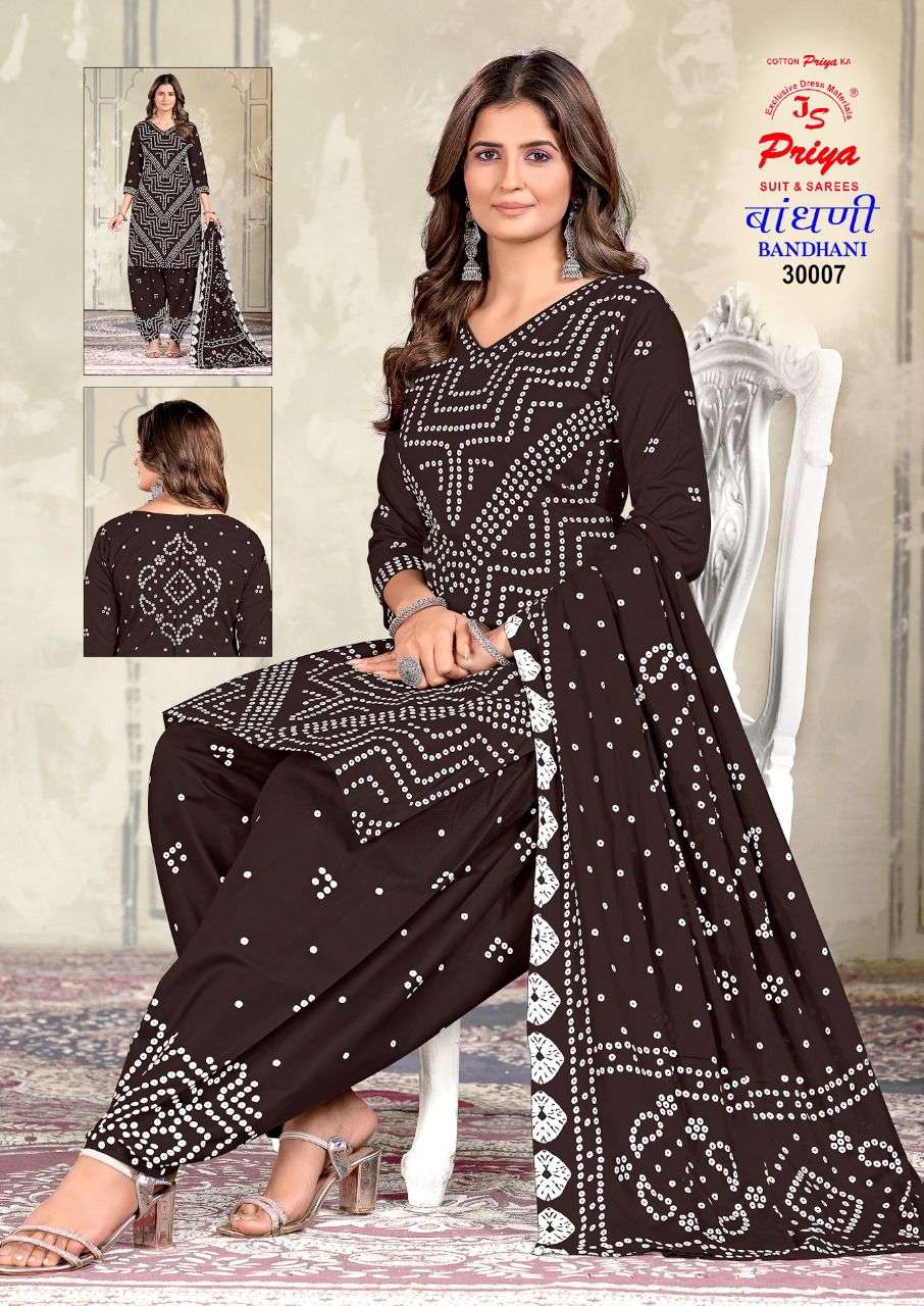 Bandhani Special Vol 30 Js Priya Cotton Dress Material Supplier India – Kavya Style Plus