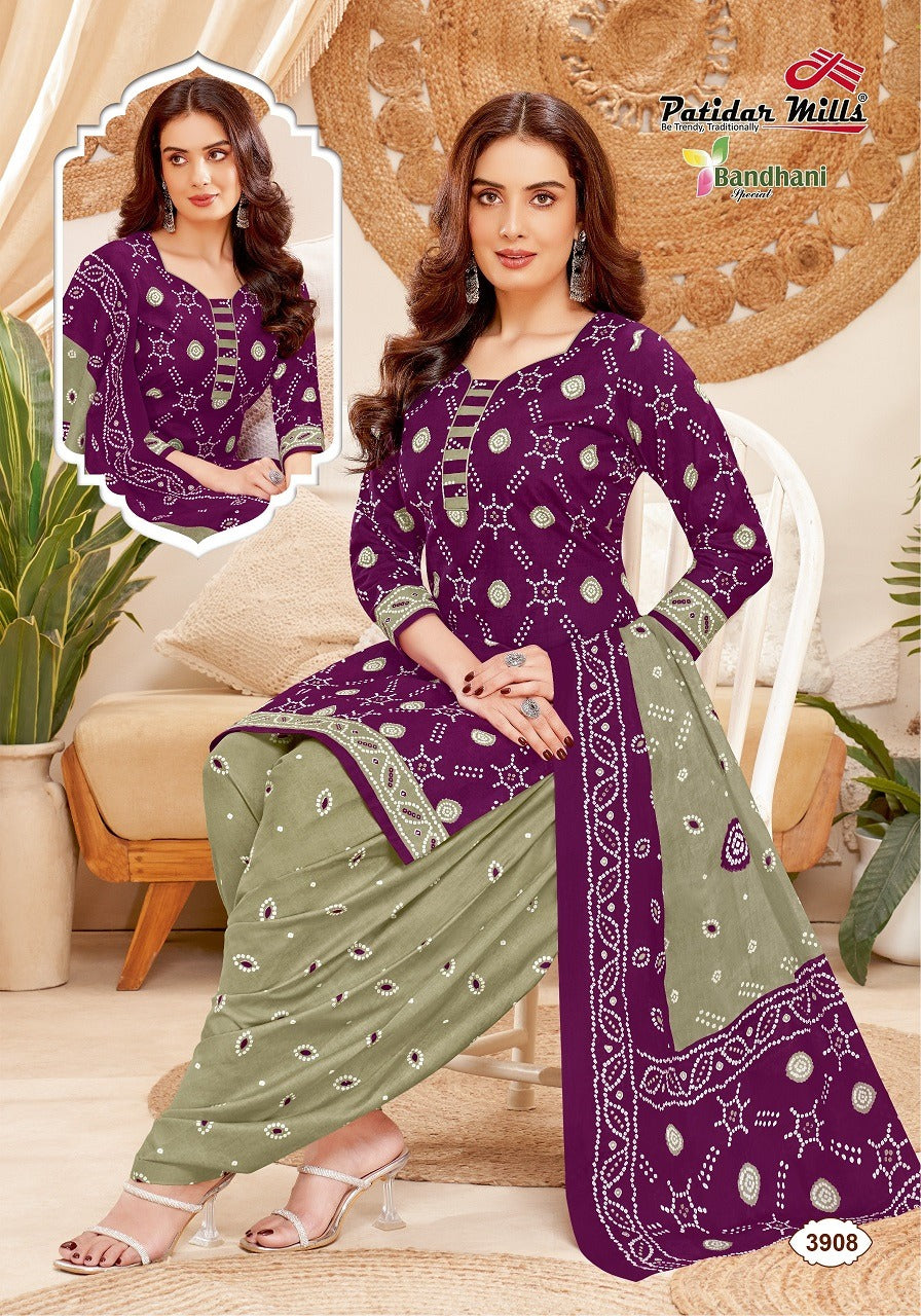 Bandhani Special Vol 39 Patidar Mills Cotton Dress Material Wholesaler Ahmedabad