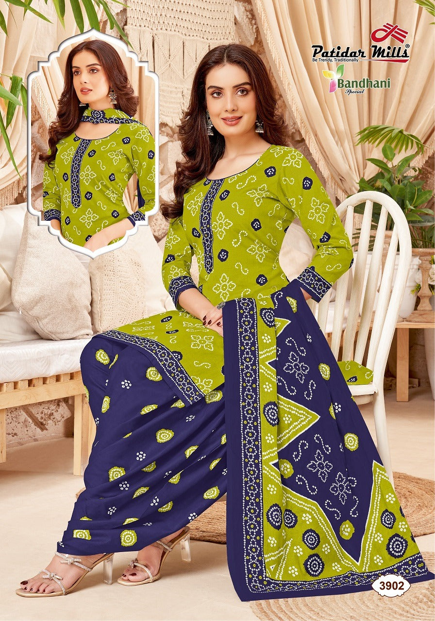 Bandhani Special Vol 39 Patidar Mills Cotton Dress Material Wholesaler Ahmedabad