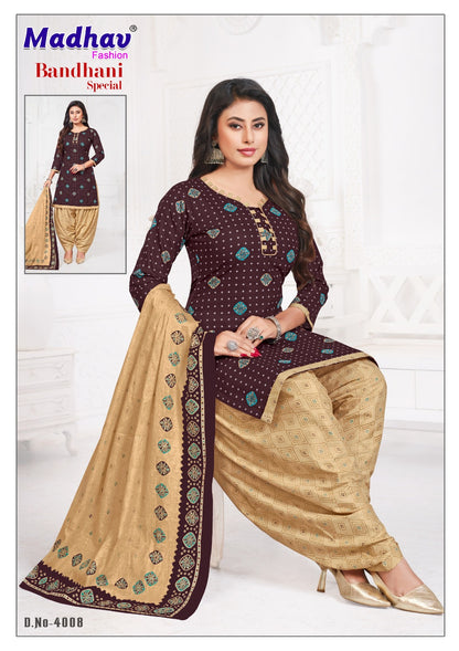 Bandhani Special Vol 4 Madhav Fashion Cotton Dress Material Exporter