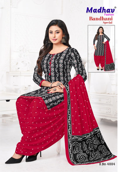 Bandhani Special Vol 4 Madhav Fashion Cotton Dress Material Exporter