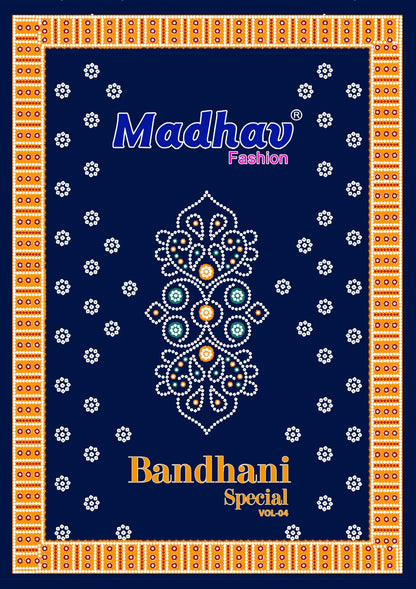 Bandhani Special Vol 4 Madhav Fashion Cotton Dress Material Exporter