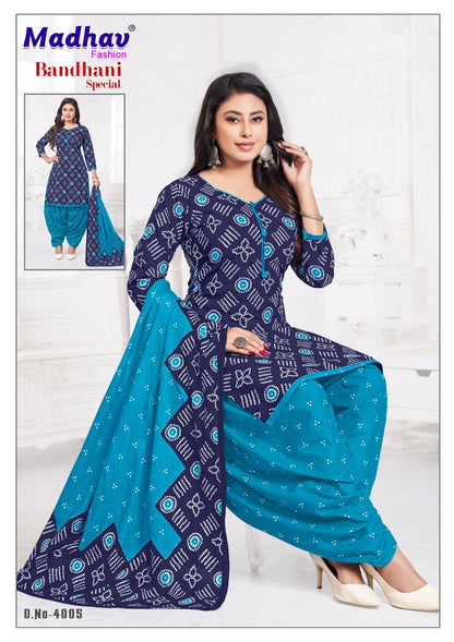 Bandhani Special Vol 4 Madhav Fashion Cotton Dress Material Exporter