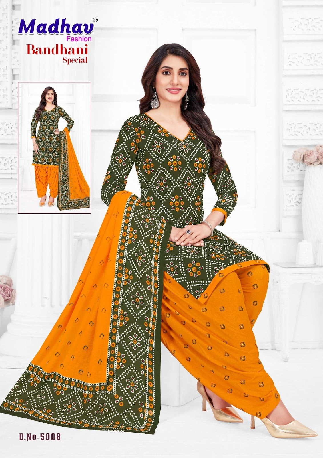 Bandhani Special Vol 5 Madhav Fashion Cotton Dress Material Manufacturer India