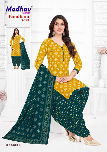Bandhani Special Vol 5 Madhav Fashion Cotton Dress Material Manufacturer India