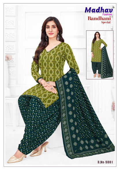 Bandhani Special Vol 5 Madhav Fashion Cotton Dress Material Manufacturer India
