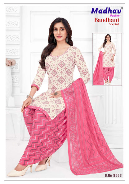 Bandhani Special Vol 5 Madhav Fashion Cotton Dress Material Manufacturer India