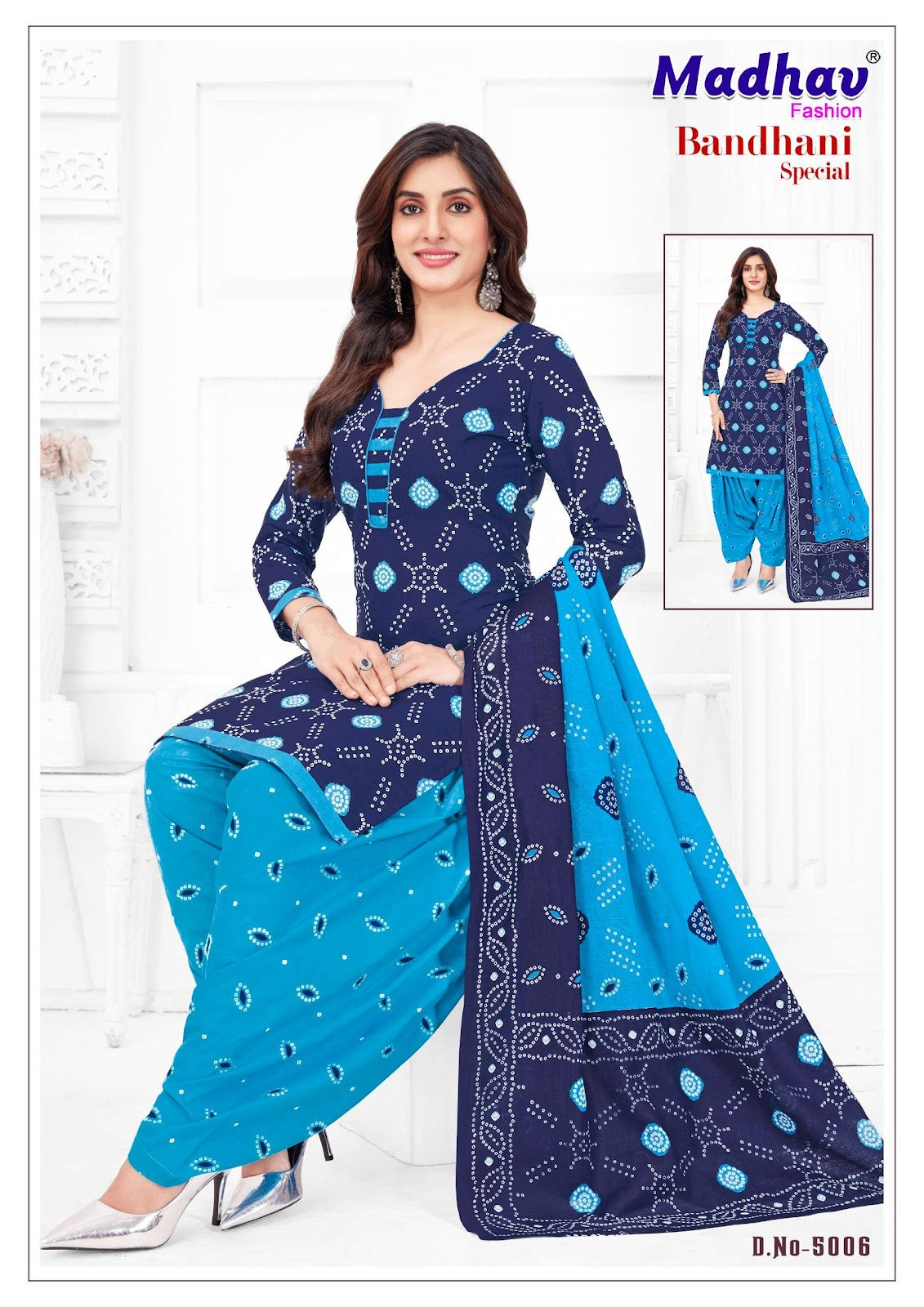 Bandhani Special Vol 5 Madhav Fashion Cotton Dress Material Manufacturer India