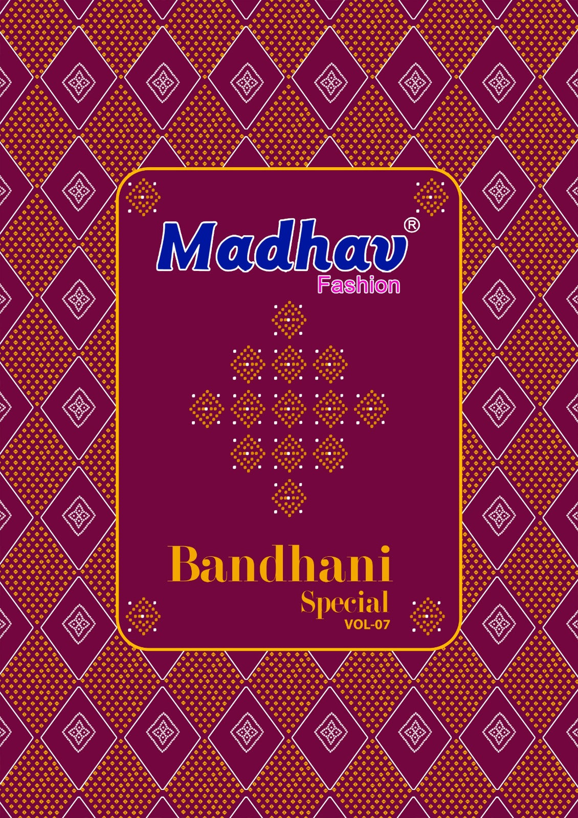 Bandhani Special Vol 7 Madhav Fashion Cotton Dress Material Supplier Gujarat