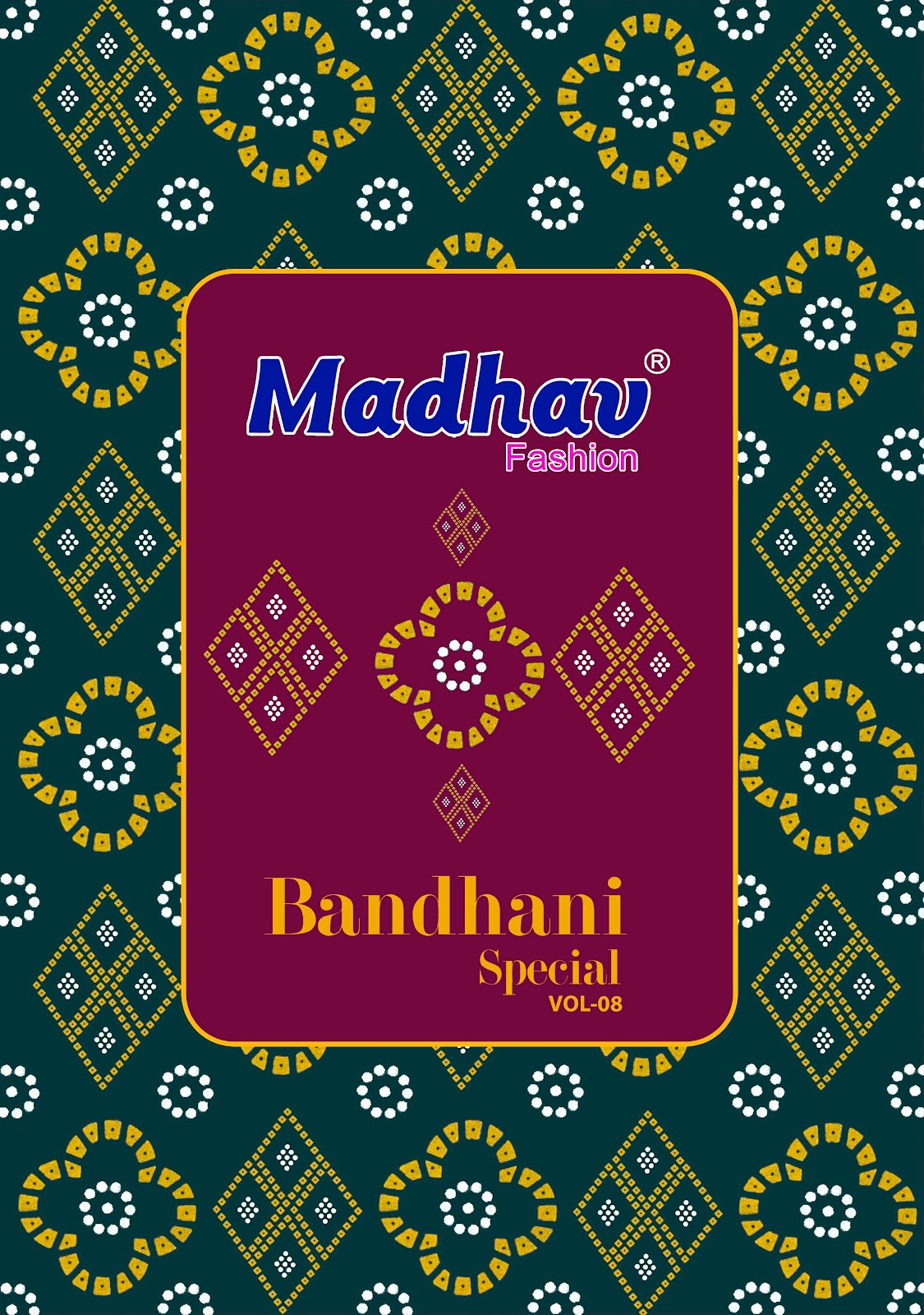 Bandhani Special Vol 8 Madhav Fashion Cotton Dress Material Exporter Gujarat
