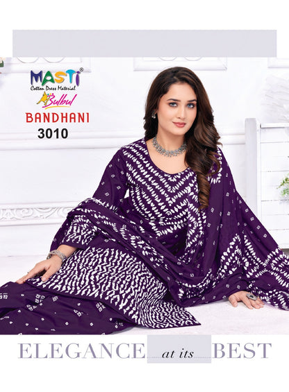 Bandhani Vol 3 Bulbul Masti Cotton Dress Material Wholesale