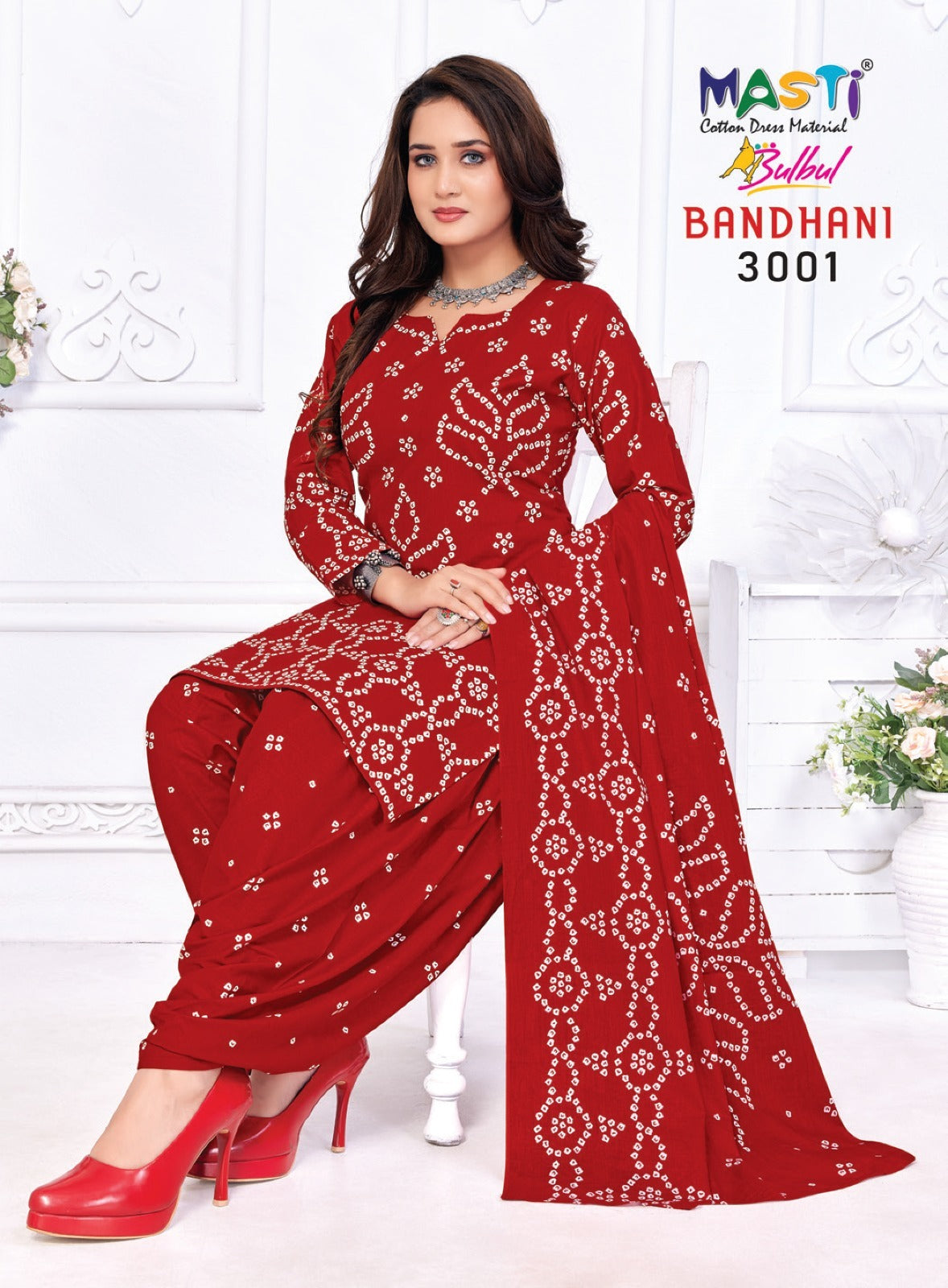 Bandhani Vol 3 Bulbul Masti Cotton Dress Material Wholesale