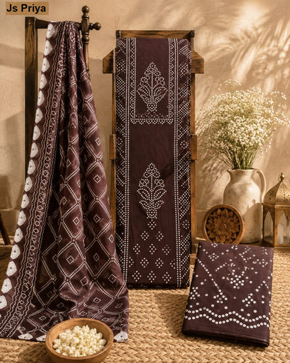 Bandhani Vol 44 Js Priya Cotton Dress Material Manufacturer Gujarat