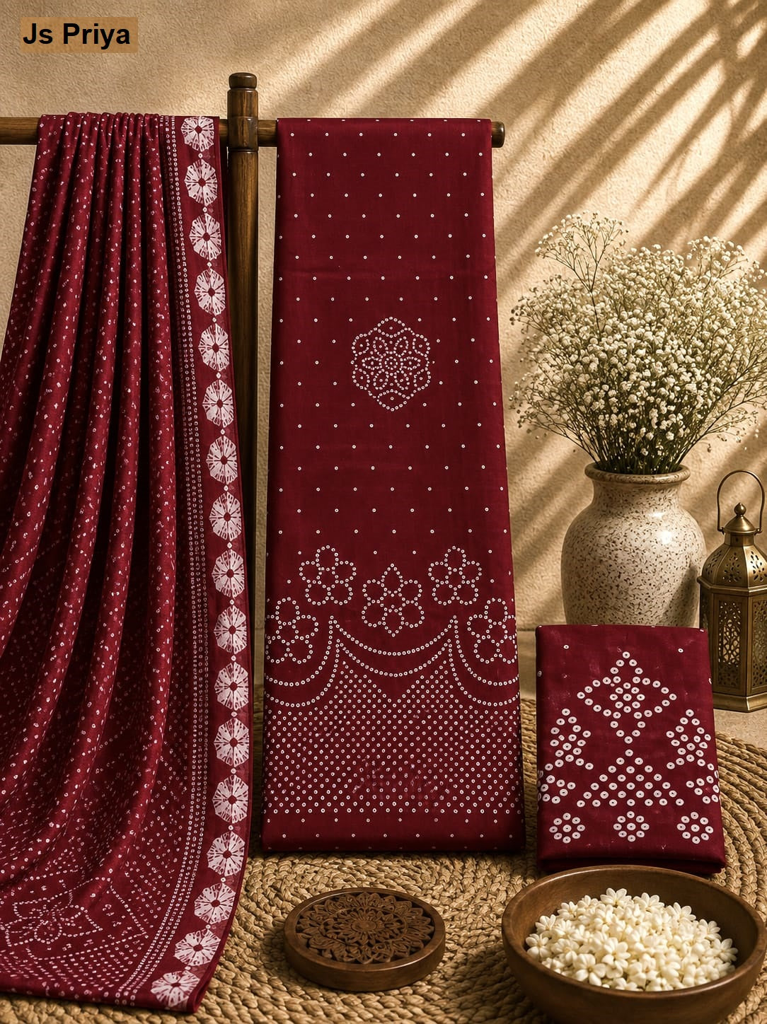 Bandhani Vol 44 Js Priya Cotton Dress Material Manufacturer Gujarat