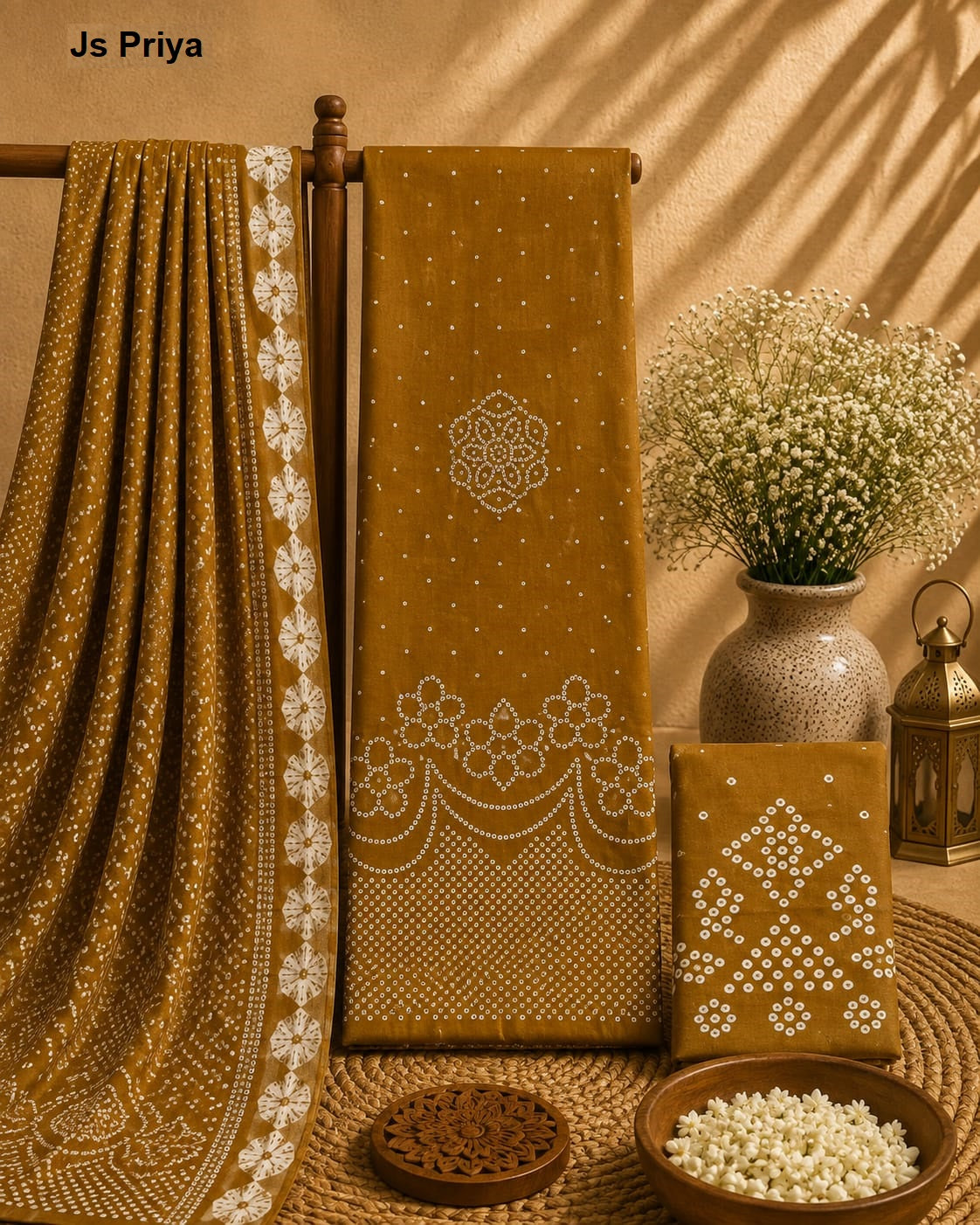 Bandhani Vol 44 Js Priya Cotton Dress Material Manufacturer Gujarat