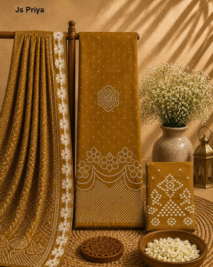 Bandhani Vol 44 Js Priya Cotton Dress Material Manufacturer Gujarat