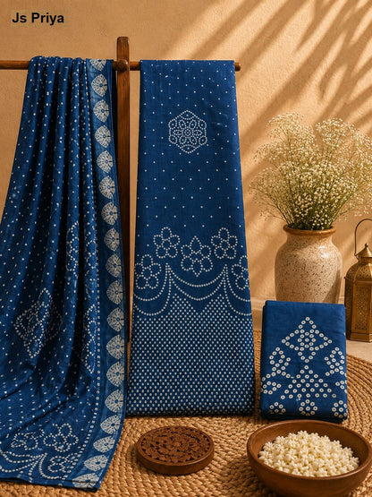 Bandhani Vol 44 Js Priya Cotton Dress Material Manufacturer Gujarat