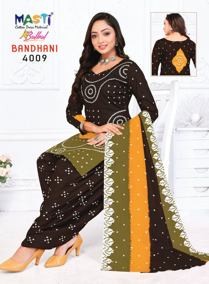 Bandhani Vol 4 Bulbul Masti Cotton Dress Material Wholesale Price