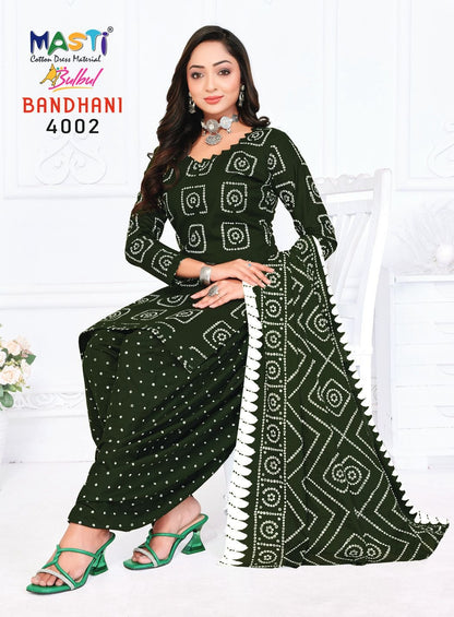 Bandhani Vol 4 Bulbul Masti Cotton Dress Material Wholesale Price