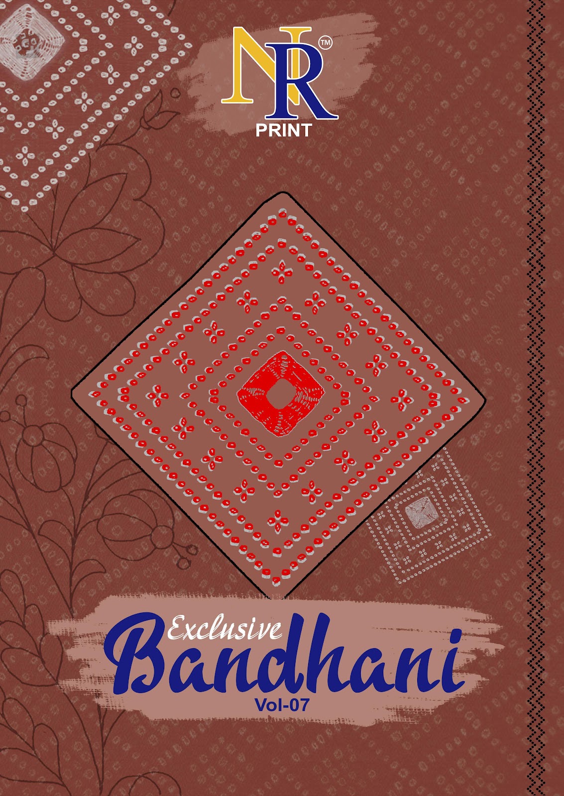 Bandhani Vol 7 Nr Print Cotton Dress Material Exporter Gujarat