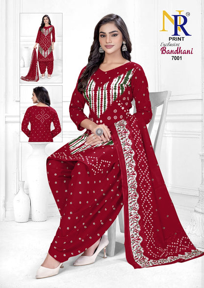 Bandhani Vol 7 Nr Print Cotton Dress Material Exporter Gujarat
