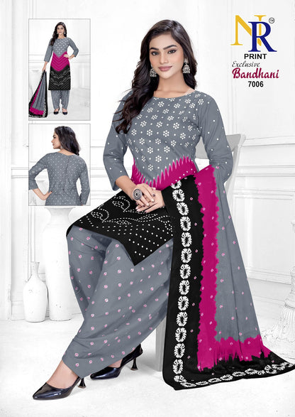 Bandhani Vol 7 Nr Print Cotton Dress Material Exporter Gujarat