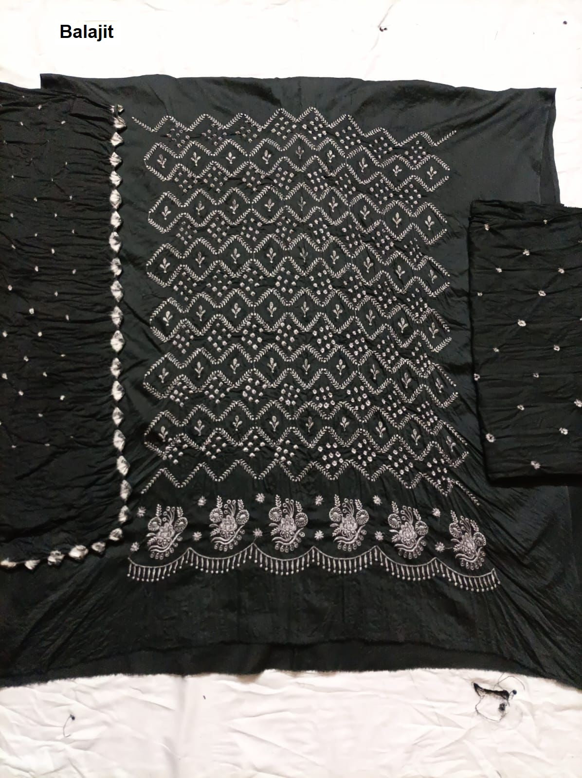 Bandhej 2806 Balajit Satin Salwar Suits Manufacturer India