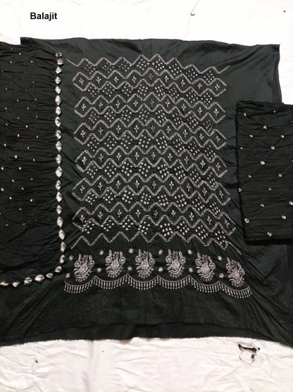 Bandhej 2806 Balajit Satin Salwar Suits Manufacturer India