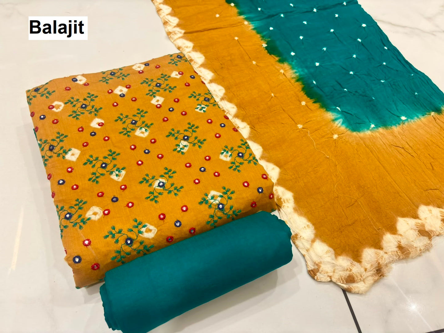 Bandhej Concept 1807 Balajit Satin Salwar Suits Wholesale Price