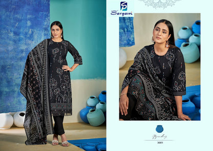 Bandhej Sargam Prints Viscose Modal Pant Style Suits Wholesaler