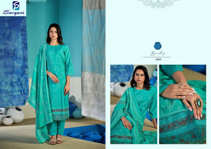 Bandhej Sargam Prints Viscose Modal Pant Style Suits Wholesaler