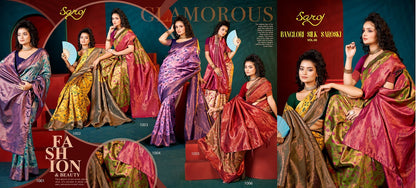 Banglori Silk Saroski Saroj Sarees Exporter India