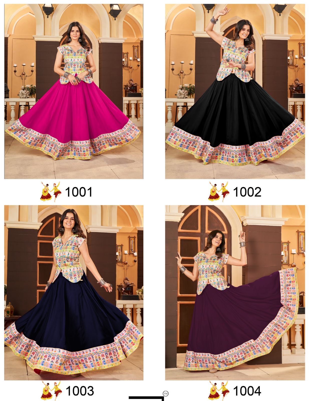 Banglory Navratri Special Bluehills Rayon Chaniya Choli Supplier Gujarat