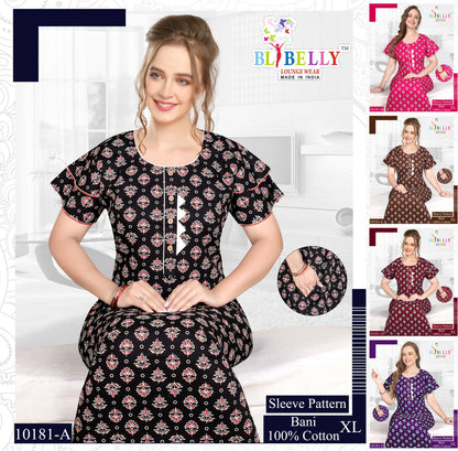 Bani Belly Cotton Night Gowns Exporter