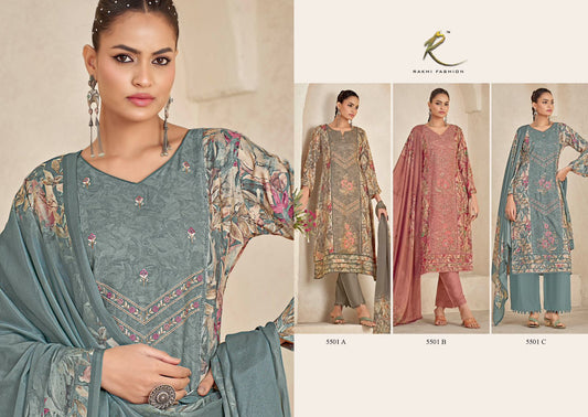 Bani Rakhi Fashion Pashmina Suits Manufacturer Gujarat