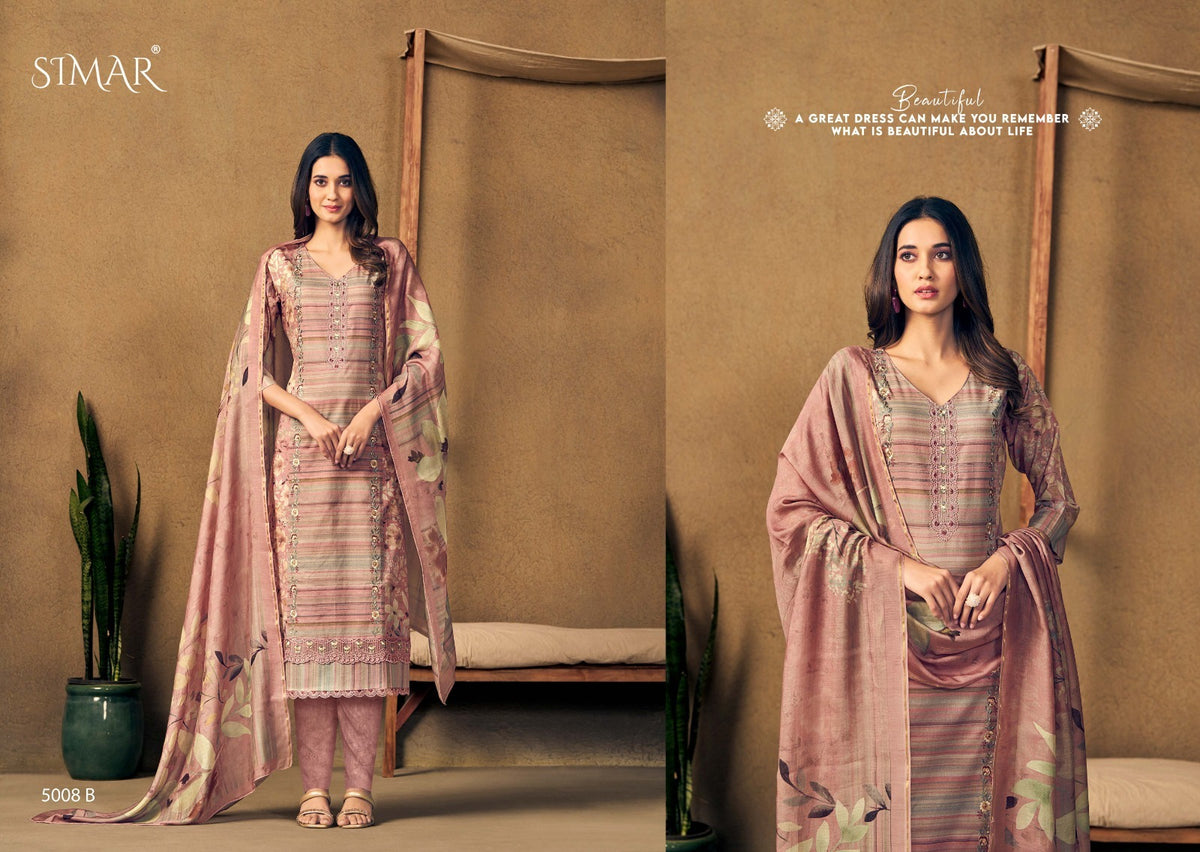 Bani Simar Viscose Pashmina Suits Wholesaler India