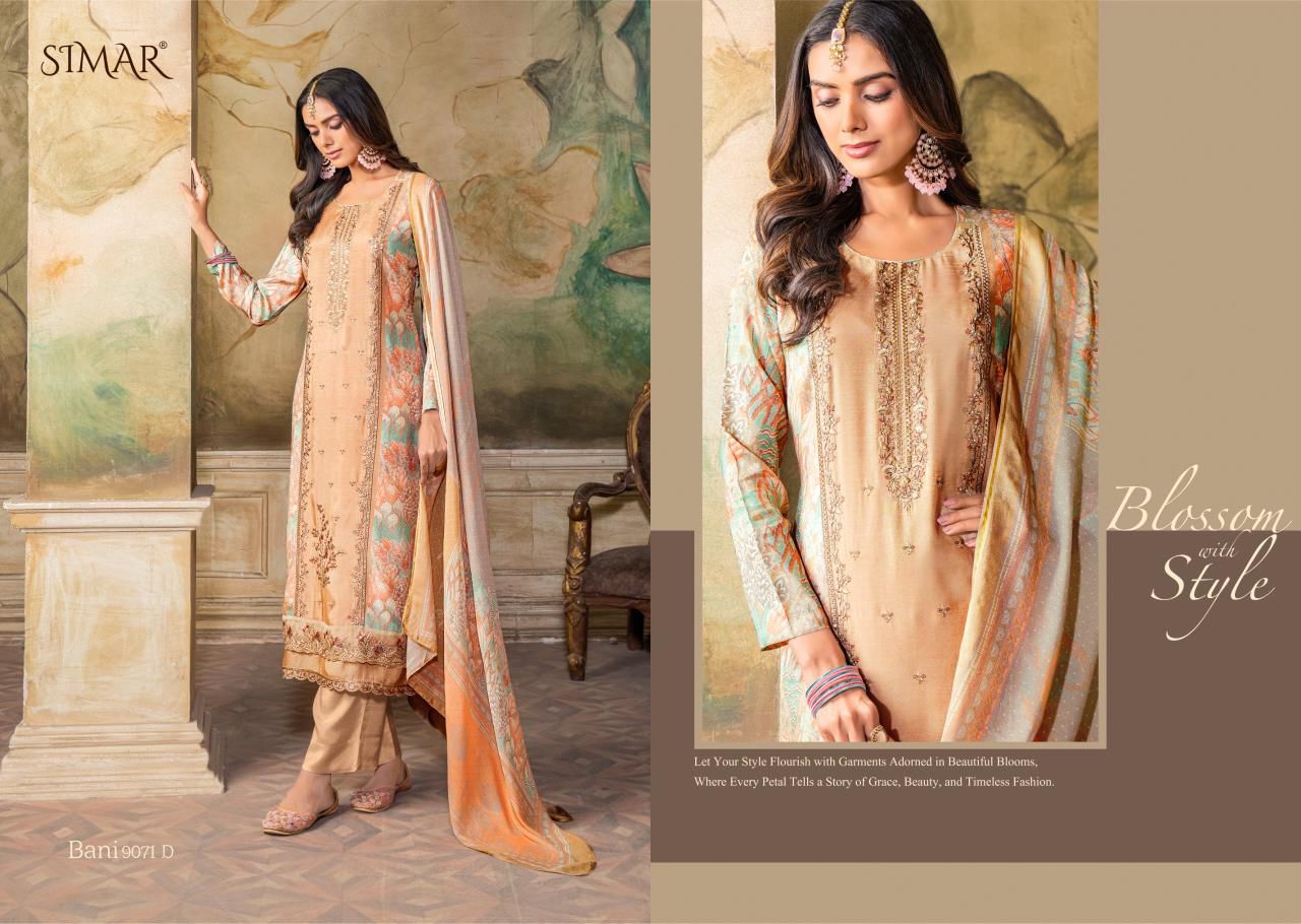 Bani Vol 2 Simar Cotton Lawn Pant Style Suits Wholesale Price