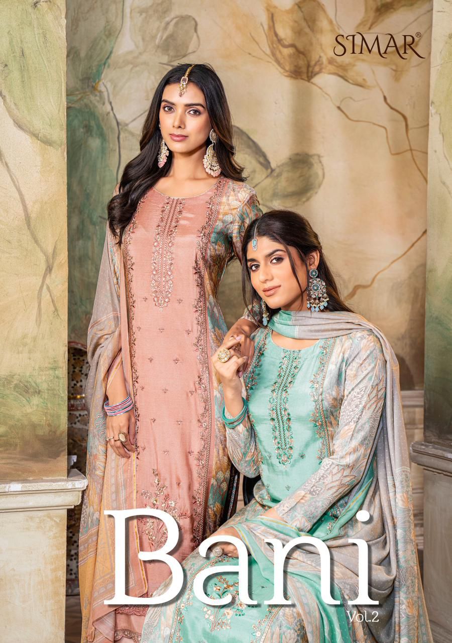 Bani Vol 2 Simar Cotton Lawn Pant Style Suits Wholesale Price
