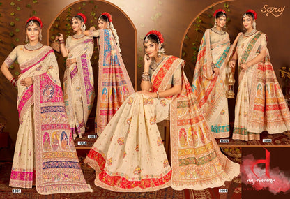 Banjaara Linen Vol 1 Saroj Sarees Exporter