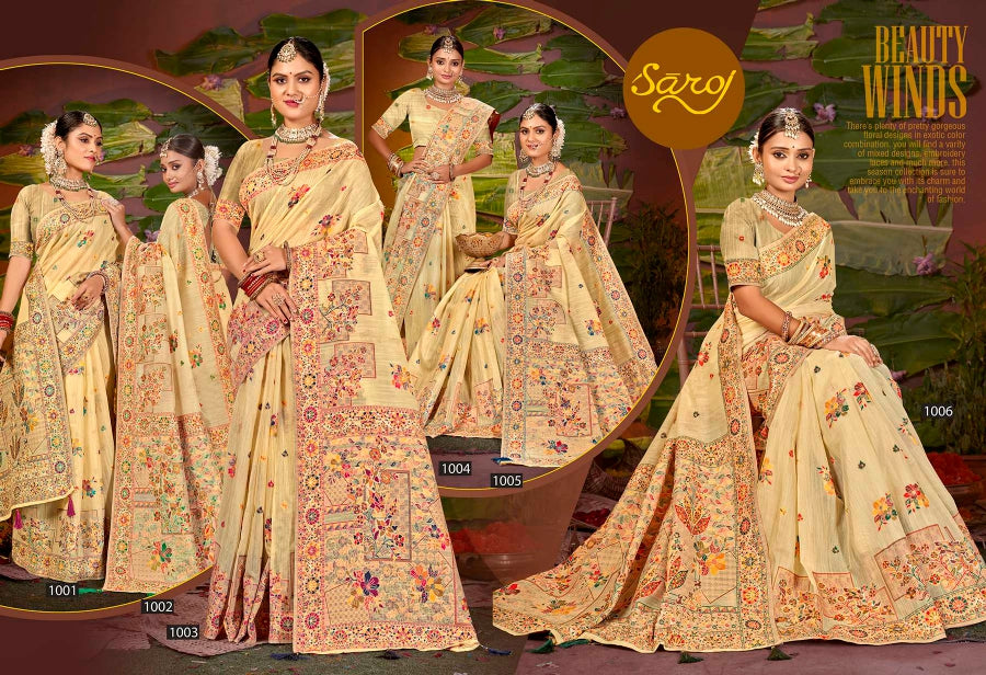 Banjaara Linen Vol 4 Saroj Sarees Wholesale