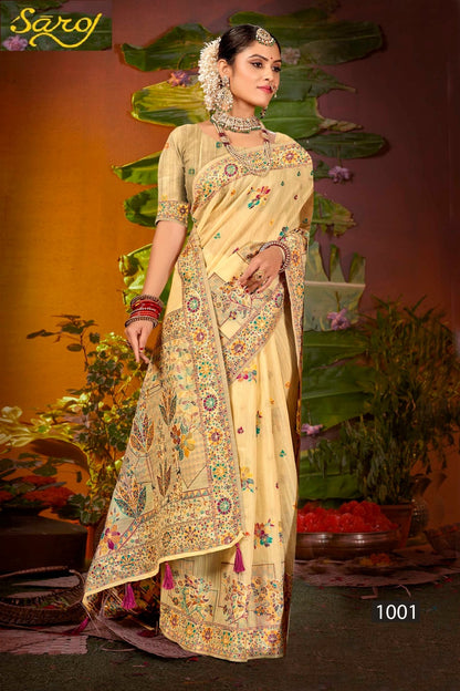 Banjaara Linen Vol 4 Saroj Sarees Wholesale