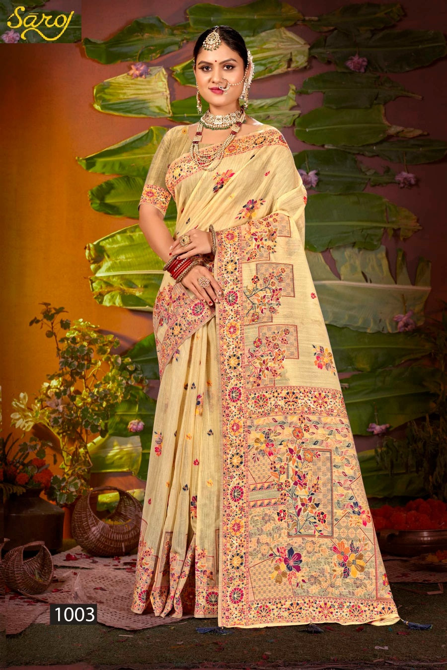 Banjaara Linen Vol 4 Saroj Sarees Wholesale