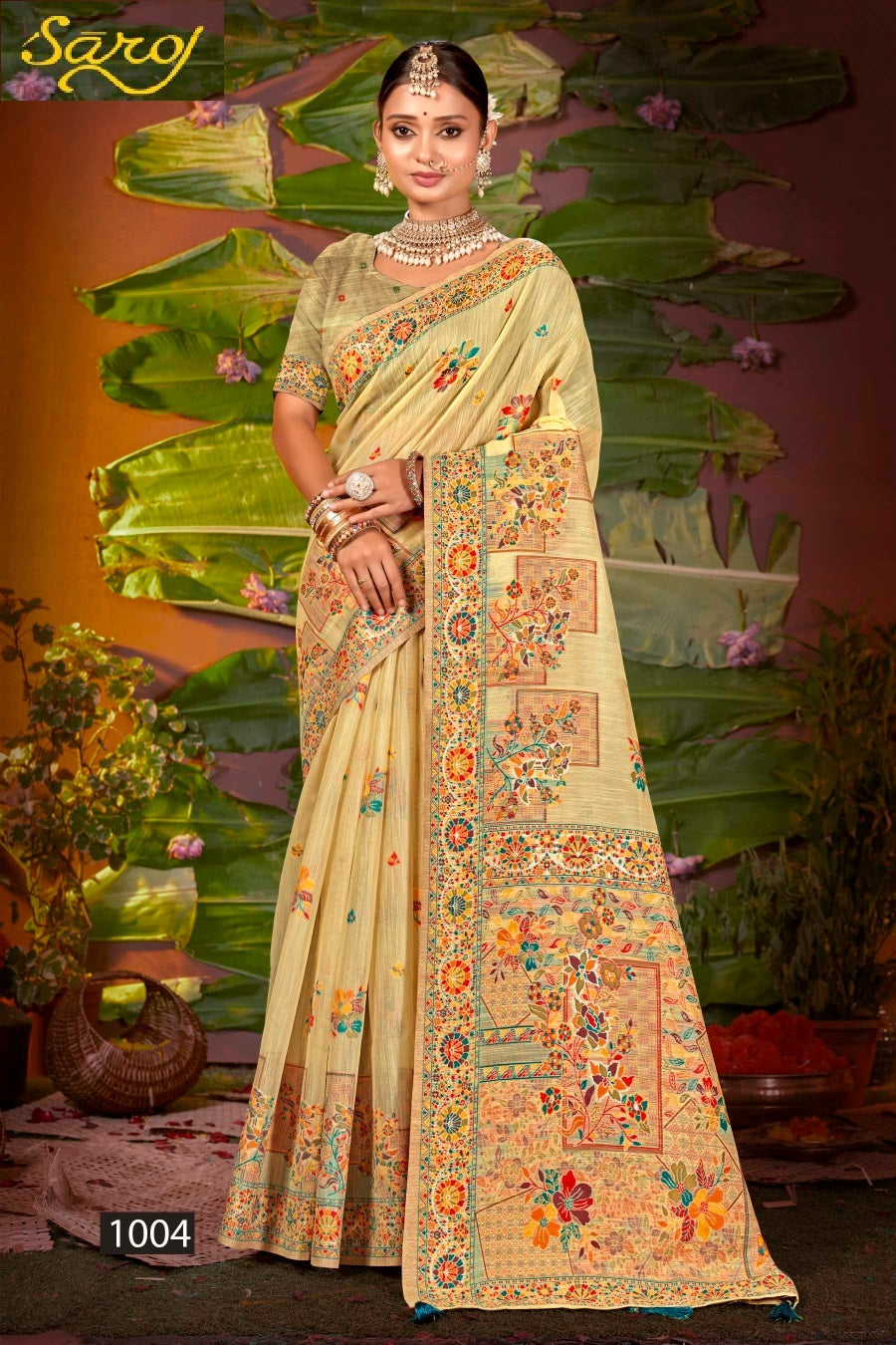 Banjaara Linen Vol 4 Saroj Sarees Wholesale